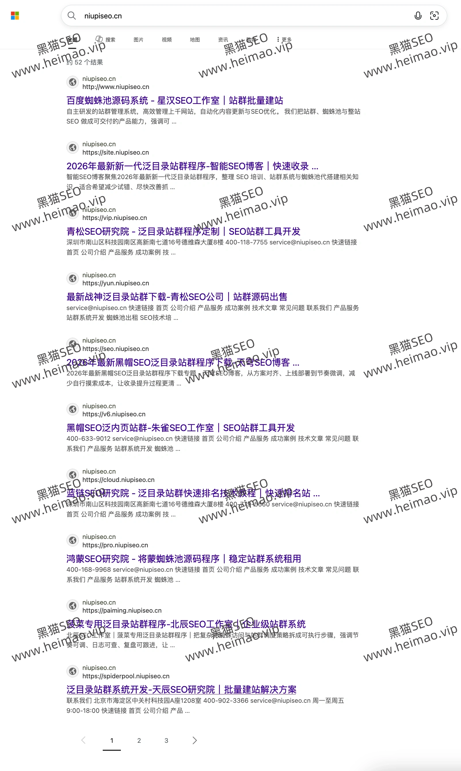 蜘蛛池案例03:新页面48小时收录截图
