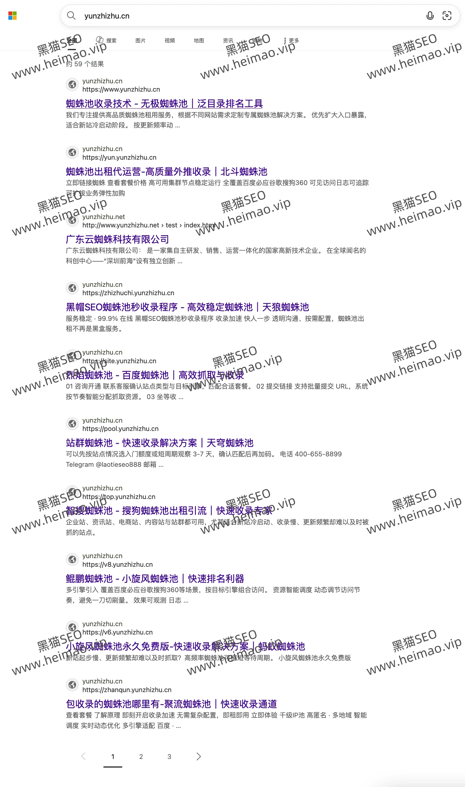 蜘蛛池案例05:多引擎蜘蛛并发抓取截图
