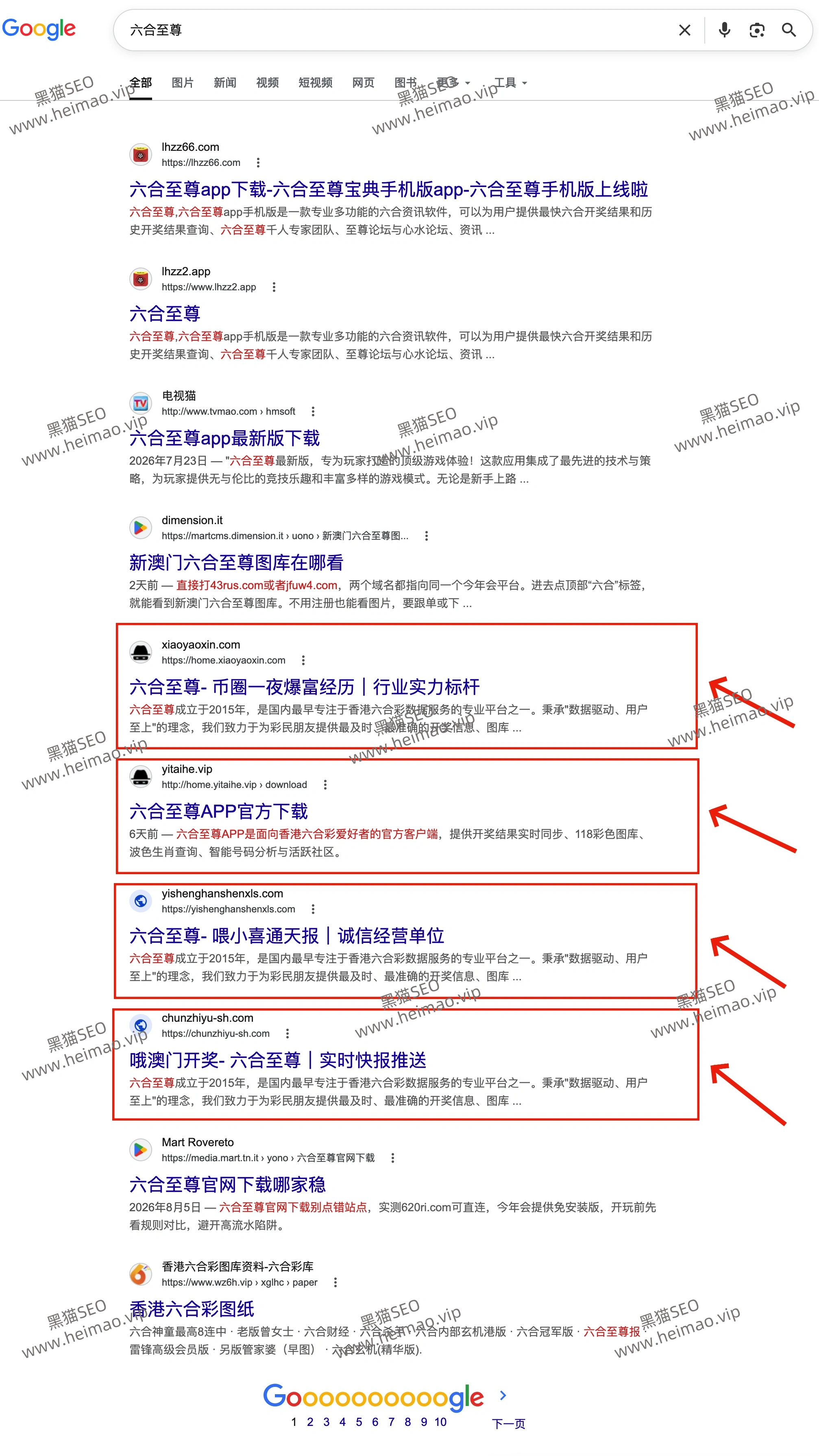 站群排名案例12:谷歌站群权重传递效果截图